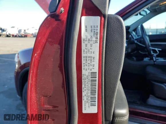 ✅ 2018 Dodge Durango SXT • VIN: 1C4RDJAGXJC346134 • Lot: 84741385. Listed on Copart with 94,894 mi. Free auction sales archive from the USA and detailed vehicle history report at DreamBid. Image 13.