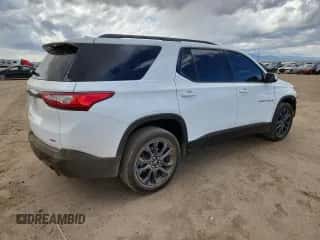 2021 Chevrolet Traverse RS z VIN 1GNERJKW8MJ224000, wystawiony jako Copart lot #82287385 z przebiegiem 65 494 mil mil oraz Szkoda całkowita • Salvage title. Historia ofert i sprzedaży dostępna na DreamBid. Obrazek 3.