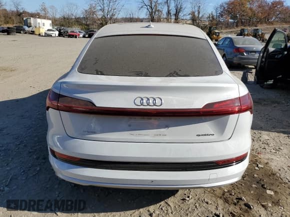 ✅ 2020 Audi e-tron Sportback Premium Plus • VIN: WA12ABGE4LB035209 • Lot: 78139704. Listed on Copart with 13,055 mi. Free auction sales archive from the USA and detailed vehicle history report at DreamBid. Image 6.