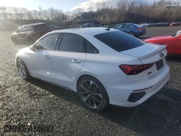 ✅ 2024 Audi S3 Premium Plus • VIN: WAUH3DGY9RA105900 • Лот: 49593775. Опубликован ранее на Copart с пробегом 7 041 миль. Бесплатный доступ к архиву аукционных продаж из США и подробный отчёт об истории автомобиля на DreamBid. Изображение 2.