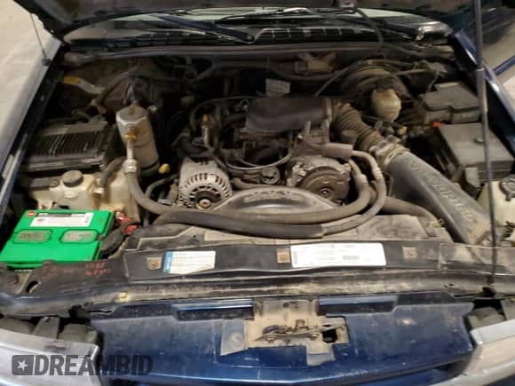 1999 Chevrolet Blazer LS z VIN 1GNCT18W9XK157387, wystawiony jako Copart lot #49667765 z przebiegiem 182 411 mil mil oraz Szkoda całkowita • Salvage title. Historia ofert i sprzedaży dostępna na DreamBid. Obrazek 12.