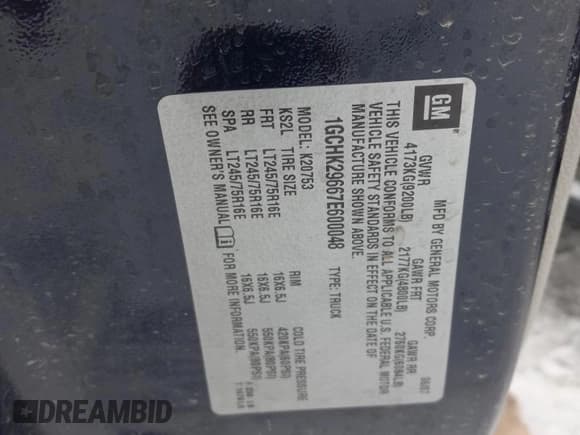 ✅ 2007 Chevrolet Silverado 2500HD 2LT • VIN: 1GCHK29667E600048 • Лот: 77536604. Опубликован ранее на Copart с пробегом Не указан. Бесплатный доступ к архиву аукционных продаж из США и подробный отчёт об истории автомобиля на DreamBid. Изображение 12.