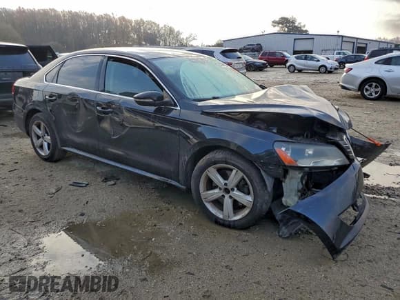 ✅ 2012 Volkswagen Passat SE • VIN: 1VWBP7A35CC059776 • Lot: 93387235. Listed on Copart with 252,488 mi. Free auction sales archive from the USA and detailed vehicle history report at DreamBid. Image 4.