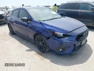 ✅ 2024 Subaru Impreza RS • VIN: JF1GUHHC3R8875741 • Lot: 42029603. Wystawiony na IAAI z przebiegiem 5 991 mil. Bezpłatny archiwum sprzedaży aukcyjnych z USA i szczegółowy raport historii pojazdu na DreamBid. Zdjęcie 1.