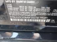 ✅ 2021 BMW X5 M • VIN: 5YMJU0C03M9F35078 • Лот: 43051182. Опубликован ранее на IAAI с пробегом 33 694 миль. Бесплатный доступ к архиву аукционных продаж из США и подробный отчёт об истории автомобиля на DreamBid. Изображение 9.