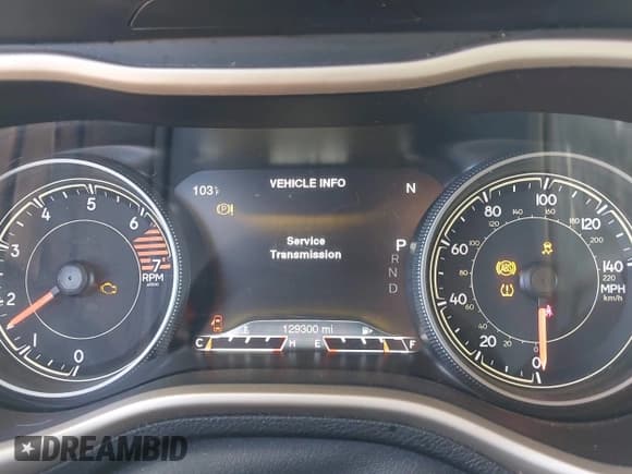 ✅ 2016 Jeep Cherokee Limited • VIN: 1C4PJMDB9GW240007 • Lot: 43182880. Listed on IAAI with 129,300 mi. Free auction sales archive from the USA and detailed vehicle history report at DreamBid. Image 7.