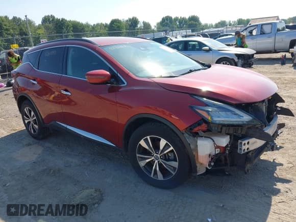 ✅ 2020 Nissan Murano SV • VIN: 5N1AZ2BJ9LN131622 • Lot: 42808393. Listed on IAAI with 91,519 mi. Free auction sales archive from the USA and detailed vehicle history report at DreamBid. Image 1.