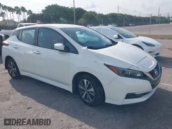 ✅ 2022 Nissan LEAF S Plus • VIN: 1N4BZ1BVXNC556471 • Lot: 41868683. Listed on IAAI with 45,759 mi. Free auction sales archive from the USA and detailed vehicle history report at DreamBid. Image 1.