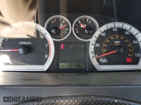 2007 Chevrolet Aveo LS z VIN KL1TD56617B119529, wystawiony jako Copart lot #72586614 z przebiegiem 107 562 mil mil oraz Szkoda całkowita • Salvage title. Historia ofert i sprzedaży dostępna na DreamBid. Obrazek 9.