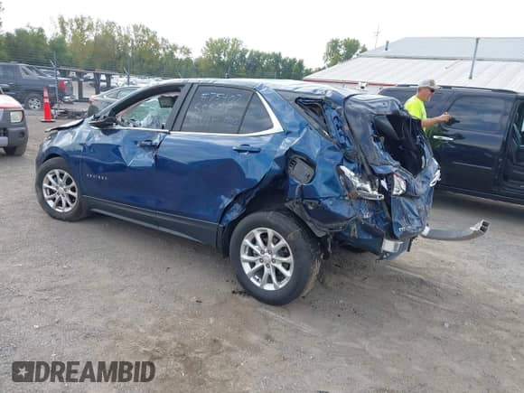 2021 Chevrolet Equinox LT с VIN 2GNAXKEV8M6123498, выставлен на аукционе IAAI как лот 43259048 с пробегом 53 535 миль миль и . История ставок и продаж доступна на DreamBid. Изображение 3.