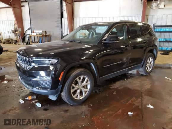2022 Jeep Grand Cherokee Limited with VIN 1C4RJHBG2N8558292, listed as a Copart auction lot 68100935 with Not provided miles and Clean title. Bid and sale history available at DreamBid. Image 1.
