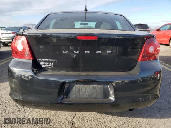 ✅ 2012 Dodge Avenger SE • VIN: 1C3CDZAB4CN115041 • Lot: 82130494. Listed on Copart with 175,985 mi. Free auction sales archive from the USA and detailed vehicle history report at DreamBid. Image 6.