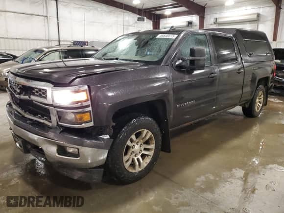 2014 Chevrolet Silverado 1500 LT с VIN 3GCUKRECXEG469053, выставлен на аукционе Copart как лот 89846615 с пробегом 267 912 миль миль и Списание • Salvage title. История ставок и продаж доступна на DreamBid. Изображение 1.