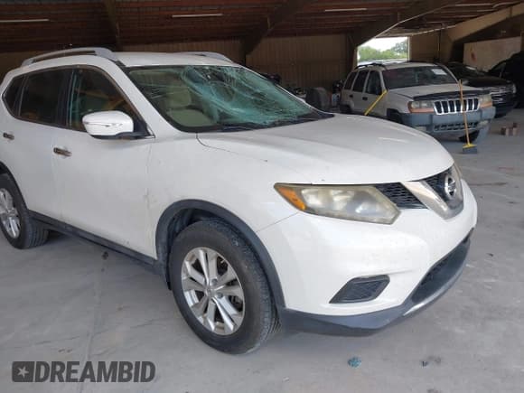 ✅ 2014 Nissan Rogue SV • VIN: 5N1AT2MT6EC837901 • Lot: 42878596. Listed on IAAI with 155,326 mi. Free auction sales archive from the USA and detailed vehicle history report at DreamBid. Image 1.