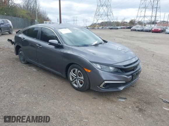 ✅ 2019 Honda Civic EX-L • VIN: 19XFC1F75KE215847 • Lot: 43719655. Wystawiony na IAAI z przebiegiem 38 001 mil. Bezpłatny archiwum sprzedaży aukcyjnych z USA i szczegółowy raport historii pojazdu na DreamBid. Zdjęcie 1.