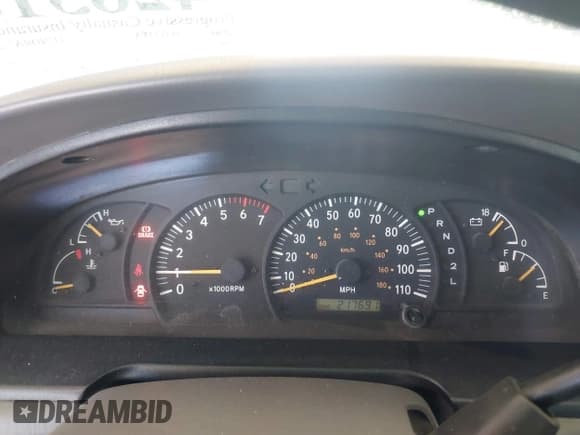 ✅ 2000 Toyota Tundra Limited • VIN: 5TBBT4810YS123254 • Lot: 42831824. Listed on IAAI with 217,691 mi. Free auction sales archive from the USA and detailed vehicle history report at DreamBid. Image 7.