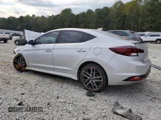 2019 Hyundai Elantra Sport с VIN KMHD04LB7KU813719, выставлен на аукционе Copart как лот 82560135 с пробегом Не указан миль и Чистый • Clean title. История ставок и продаж доступна на DreamBid. Изображение 2.