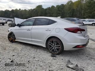 ✅ 2019 Hyundai Elantra Sport • VIN: KMHD04LB7KU813719 • Lot: 82560135. Listed on Copart with Not provided. Free auction sales archive from the USA and detailed vehicle history report at DreamBid. Image 2.
