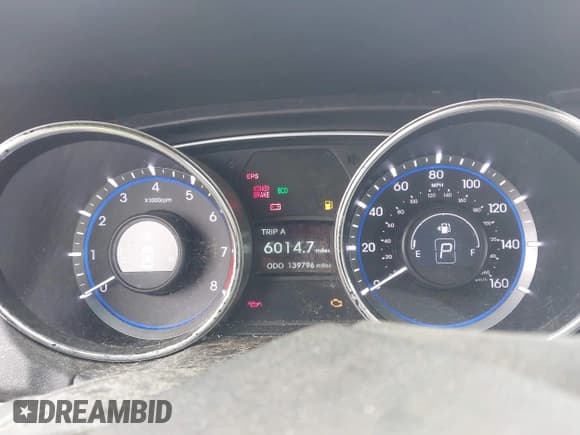 ✅ 2013 Hyundai Sonata GLS • VIN: 5NPEB4AC8DH727010 • Lot: 43371383. Listed on IAAI with 139,796 mi. Free auction sales archive from the USA and detailed vehicle history report at DreamBid. Image 7.