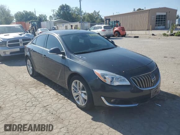 ✅ 2015 Buick Regal Premium I • VIN: 2G4GN5EX7F9285891 • Lot: 71499444. Listed on Copart with 83,820 mi. Free auction sales archive from the USA and detailed vehicle history report at DreamBid. Image 4.
