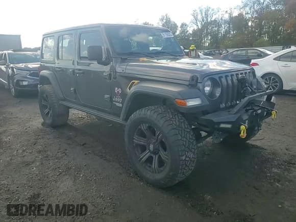 ✅ 2019 Jeep Wrangler Unlimited Sport S • VIN: 1C4HJXDNXKW645723 • Лот: 91159325. Опубликован ранее на Copart с пробегом 95 456 миль. Бесплатный доступ к архиву аукционных продаж из США и подробный отчёт об истории автомобиля на DreamBid. Изображение 13.