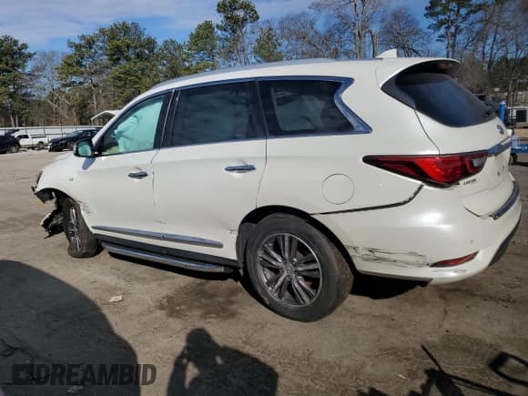 ✅ 2019 Infiniti QX60 Pure • VIN: 5N1DL0MN2KC504724 • Lot: 46477085. Listed on Copart with 107,156 mi. Free auction sales archive from the USA and detailed vehicle history report at DreamBid. Image 2.