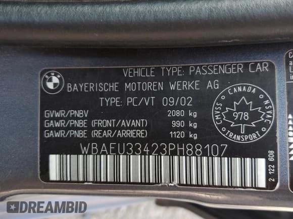 ✅ 2003 BMW 3 Series 325xi • VIN: WBAEU33423PH88107 • Лот: 65281455. Опубликован ранее на Copart с пробегом 279 427 миль. Бесплатный доступ к архиву аукционных продаж из США и подробный отчёт об истории автомобиля на DreamBid. Изображение 12.