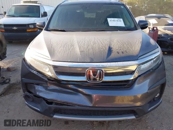 ✅ 2019 Honda Pilot Touring 7-Passenger • VIN: 5FNYF5H66KB040532 • Lot: 43467830. Listed on IAAI with 98,604 mi. Free auction sales archive from the USA and detailed vehicle history report at DreamBid. Image 11.