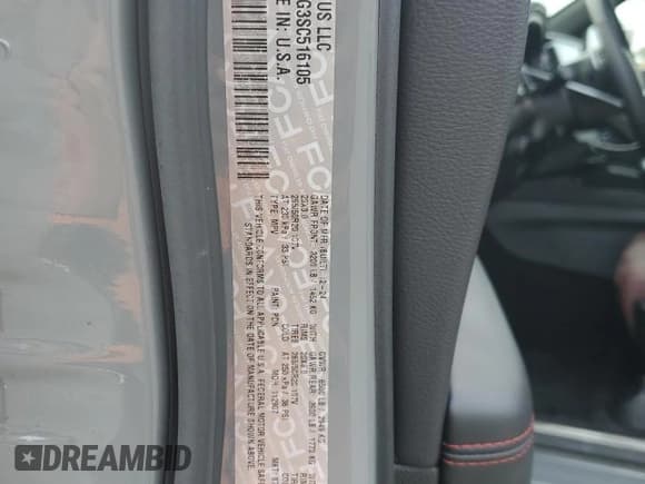 ✅ 2025 Dodge Durango GT • VIN: 1C4RDJDG3SC516105 • Lot: 68643795. Wystawiony na Copart z przebiegiem 17 mil. Bezpłatny archiwum sprzedaży aukcyjnych z USA i szczegółowy raport historii pojazdu na DreamBid. Zdjęcie 14.