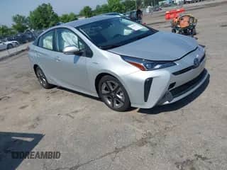 2021 Toyota Prius L Eco with VIN JTDKAMFU5M3137298, listed as a IAAI auction lot 42270937 with 38,828 mi miles and . Bid and sale history available at DreamBid. Image 1.