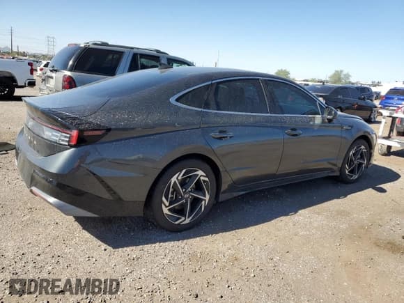 ✅ 2024 Hyundai Sonata SEL • VIN: KMHL14JA7RA350219 • Lot: 90102455. Listed on Copart with 28,962 mi. Free auction sales archive from the USA and detailed vehicle history report at DreamBid. Image 3.