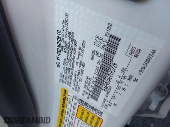 ✅ 2020 Ford Fusion SE • VIN: 3FA6P0LU6LR195729 • Лот: 43827147. Опубликован ранее на IAAI с пробегом 40 151 миль. Бесплатный доступ к архиву аукционных продаж из США и подробный отчёт об истории автомобиля на DreamBid. Изображение 31.