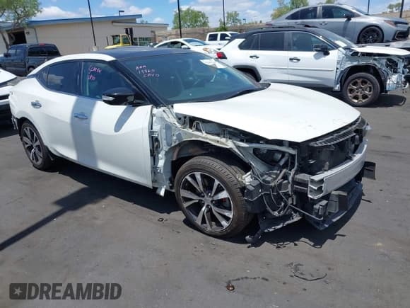 ✅ 2017 Nissan Maxima S • VIN: 1N4AA6AP8HC376994 • Lot: 42246508. Listed on IAAI with 80,770 mi. Free auction sales archive from the USA and detailed vehicle history report at DreamBid. Image 1.