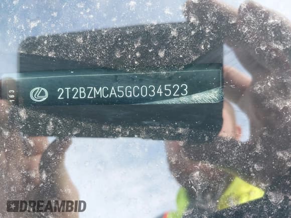 ✅ 2016 Lexus RX 350 • VIN: 2T2BZMCA5GC034523 • Lot: 43229722. Listed on IAAI with 92,515 mi. Free auction sales archive from the USA and detailed vehicle history report at DreamBid. Image 17.