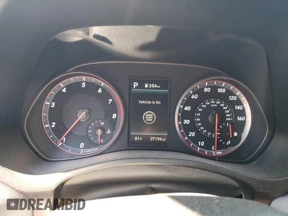 2020 Hyundai Veloster Turbo Ultimate z VIN KMHTH6AB2LU026701, wystawiony jako Copart lot #77228364 z przebiegiem 37 196 mil mil oraz Nie do naprawy • Non repairable. Historia ofert i sprzedaży dostępna na DreamBid. Obrazek 9.