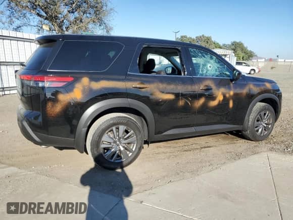 2024 Nissan Pathfinder S with VIN 5N1DR3AA0RC200612, listed as a Copart auction lot 77629804 with Not provided miles and Salvage title. Bid and sale history available at DreamBid. Image 3.