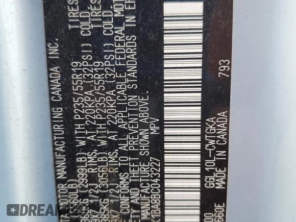 ✅ 2011 Lexus RX 350 • VIN: 2T2ZK1BA8BC043227 • Lot: 70171495. Listed on Copart with Not provided. Free auction sales archive from the USA and detailed vehicle history report at DreamBid. Image 13.