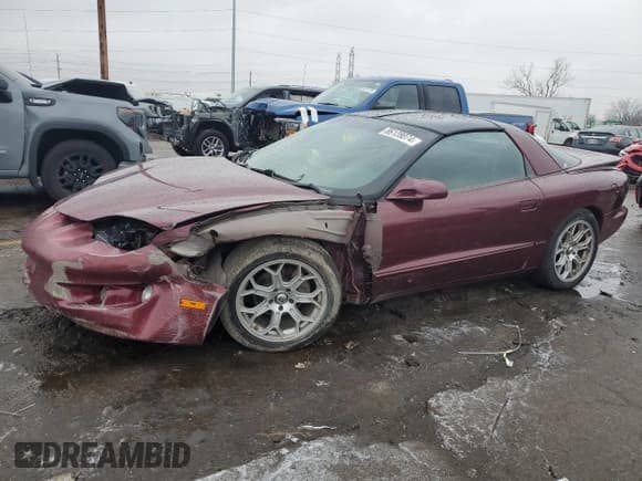 ✅ 2001 Pontiac Firebird Firebird • VIN: 2G2FS22K112122739 • Lot: 86128074. Listed on Copart with 271,969 mi. Free auction sales archive from the USA and detailed vehicle history report at DreamBid. Image 1.