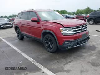✅ 2019 Volkswagen Atlas SE • VIN: 1V2DR2CA0KC605711 • Lot: 42424373. Listed on IAAI with 91,107 mi. Free auction sales archive from the USA and detailed vehicle history report at DreamBid. Image 1.