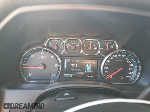 ✅ 2018 Chevrolet Silverado 1500 LTZ • VIN: 1GCVKSEC1JZ272505 • Lot: 65765835. Listed on Copart with 105,935 mi. Free auction sales archive from the USA and detailed vehicle history report at DreamBid. Image 9.