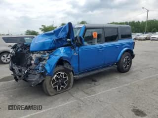 ✅ 2023 Ford Bronco • VIN: 1FMDE5BH8PLC16038 • Lot: 64850645. Listed on Copart with Not provided. Free auction sales archive from the USA and detailed vehicle history report at DreamBid. Image 1.