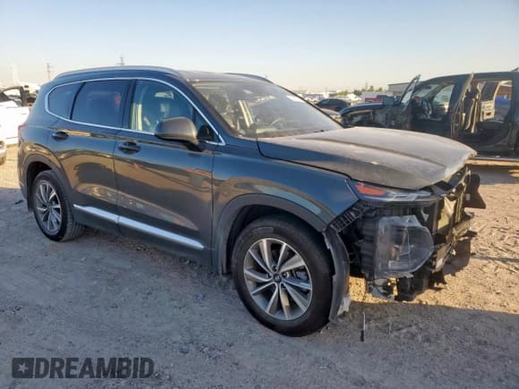 ✅ 2019 Hyundai Santa Fe SEL • VIN: 5NMS33AD1KH130200 • Lot: 91327125. Listed on Copart with 53,375 mi. Free auction sales archive from the USA and detailed vehicle history report at DreamBid. Image 4.
