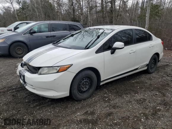 ✅ 2012 Honda Civic • VIN: 2HGFB2F42CH106932 • Lot: 53804525. Wystawiony na Copart z przebiegiem 183 209 mil. Bezpłatny archiwum sprzedaży aukcyjnych z USA i szczegółowy raport historii pojazdu na DreamBid. Zdjęcie 1.
