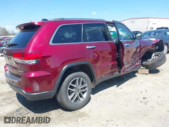✅ 2020 Jeep Grand Cherokee Limited • VIN: 1C4RJEBG9LC265689 • Lot: 41892332. Listed on IAAI with 94,664 mi. Free auction sales archive from the USA and detailed vehicle history report at DreamBid. Image 4.
