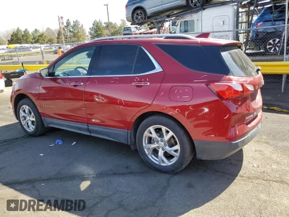 ✅ 2019 Chevrolet Equinox Premier • VIN: 3GNAXZEU4KS572918 • Лот: 48367485. Опубликован ранее на Copart с пробегом 61 079 миль. Бесплатный доступ к архиву аукционных продаж из США и подробный отчёт об истории автомобиля на DreamBid. Изображение 2.