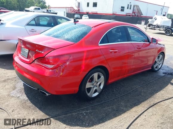 ✅ 2016 Mercedes-Benz CLA 250 • VIN: WDDSJ4GB0GN321852 • Lot: 42567813. Listed on IAAI with 100,918 mi. Free auction sales archive from the USA and detailed vehicle history report at DreamBid. Image 4.