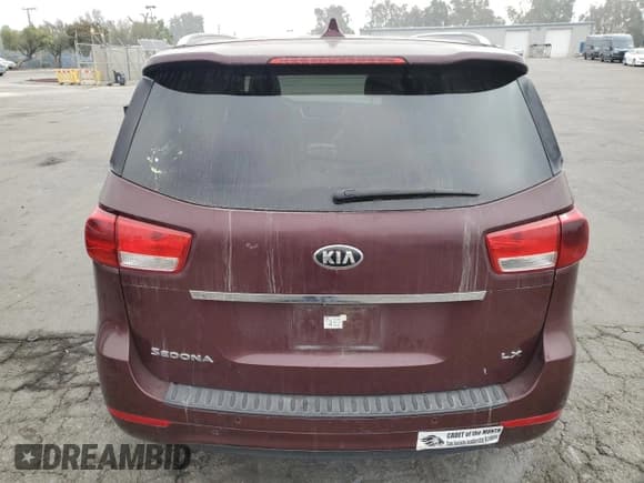 ✅ 2016 Kia Sedona LX • VIN: KNDMB5C13G6094234 • Lot: 85765535. Listed on Copart with 181,236 mi. Free auction sales archive from the USA and detailed vehicle history report at DreamBid. Image 6.