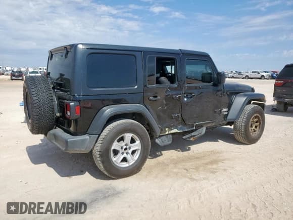 ✅ 2020 Jeep Wrangler Unlimited Sport S • VIN: 1C4HJXDG7LW337797 • Lot: 84811515. Listed on Copart with 127,802 mi. Free auction sales archive from the USA and detailed vehicle history report at DreamBid. Image 3.