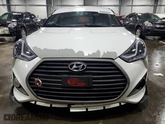 2016 Hyundai Veloster Turbo z VIN KMHTC6AE8GU265894, wystawiony jako Copart lot #85660694 z przebiegiem 117 445 mil mil oraz Szkoda całkowita • Salvage title. Historia ofert i sprzedaży dostępna na DreamBid. Obrazek 5.
