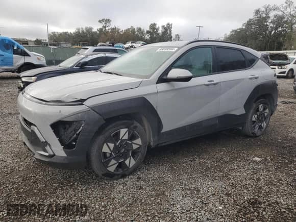 2024 Hyundai Kona SEL with VIN KM8HC3AB4RU056164, listed as a Copart auction lot 86838594 with 25,495 mi miles and Non repairable. Bid and sale history available at DreamBid. Image 1.
